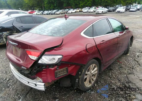 2016 Chrysler 200 Limited z USA, uszkodzony, nr VIN 1C3CCCABXGN151337